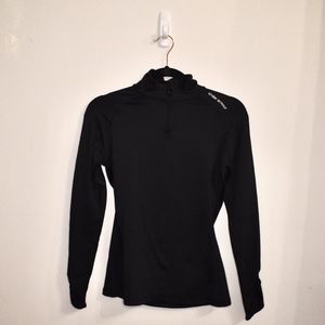 Black Under Armor 1/4 Zip ColdGear